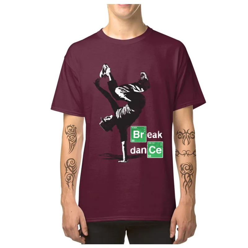 Перерыв танцевальная одежда в стиле хип-хоп футболка для мужчин 100% хлопковая