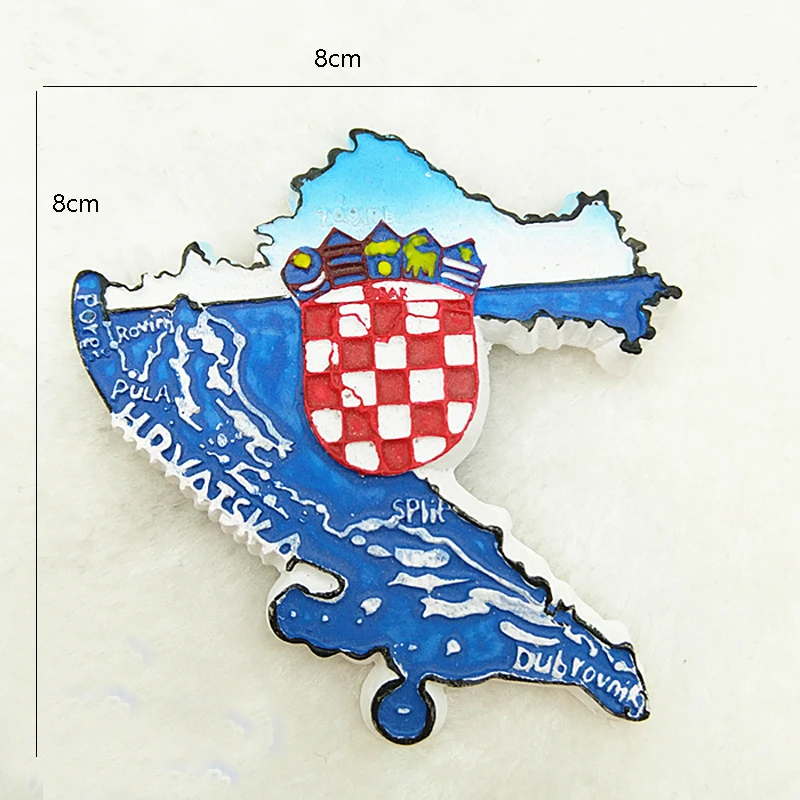 Хорватия 1 шт. 3D Полимерная популярная фигурка в средиземноморском стиле
