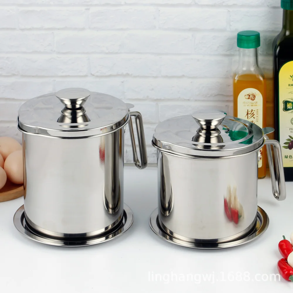 Канистра для масла из нержавеющей стали с фильтром большая емкость хранения