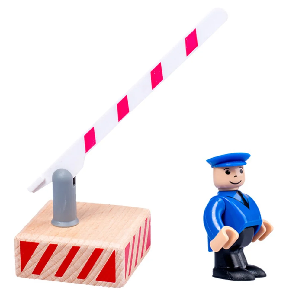 

1 Set Simulation Traffic Doll Wood Roadblock Model Educational Toys