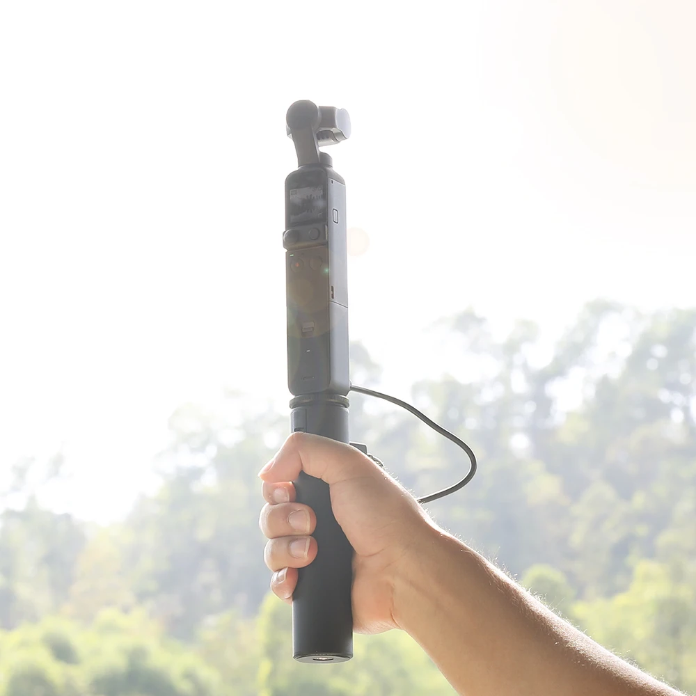 Для OSMO DJI Pocket 2 селфи палка портативное зарядное устройство ручка 1/4 винт адаптер