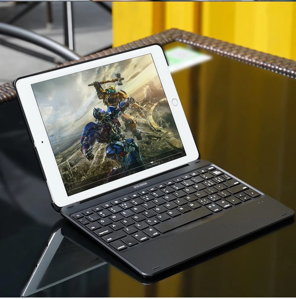 Беспроводной Bluetooth клавиатура чехол для ipad Pro 9,7 чехол смарт-планшет чехол для ipad Air 2 A1674 A1675 с карандашом