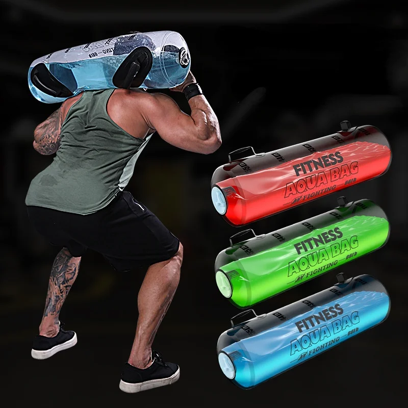 

20/25/30/35kg Fitness Weight-Bearing Aqua Water Bag Exercise Sandbag Training Workout for Effective Working-out Accessories