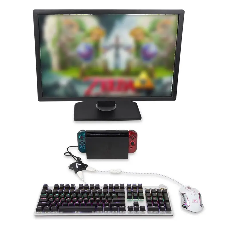 Переходник для мыши на клавиатуру переключателя/Xbox One/PS4/PS3 ручка игровой консоли |