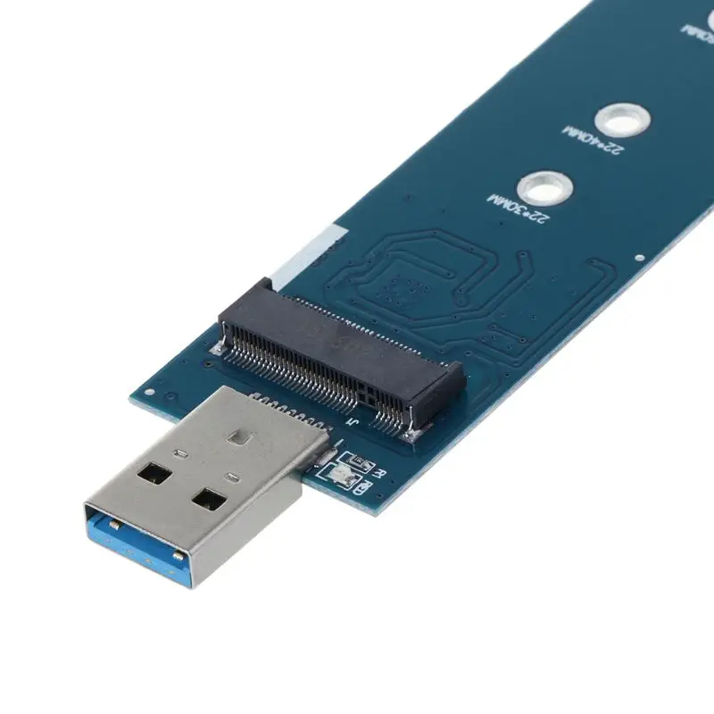 

M.2 к USB адаптеру B Ключ M.2 SSD адаптер USB 3,0 к 2280 M2 NGFF SSD адаптер конвертер считыватель SSD карта K1AA