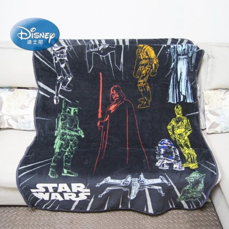 Дисней &quotЗвездные войны&quot Коралловое ватеное одеяло пледы Весна низкая цена