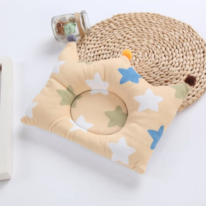 

CX-Baby Head Shaping Pillow For Newborn Breathable 3D Head Protection Pad Toddler Nursing Crown Shaped Sleeper To Prevent Side S
