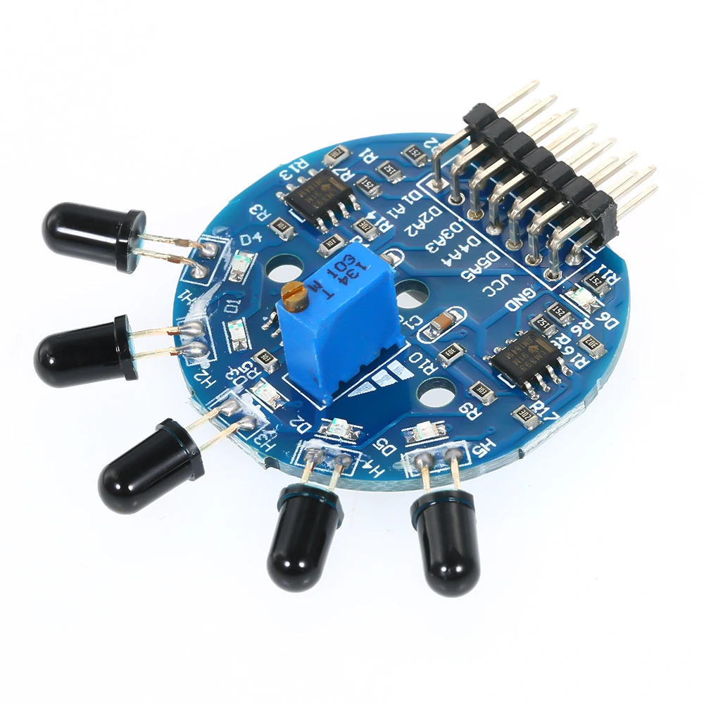 Модуль датчика пламени 5 канальный модуль 14 контактный для обнарусветильник