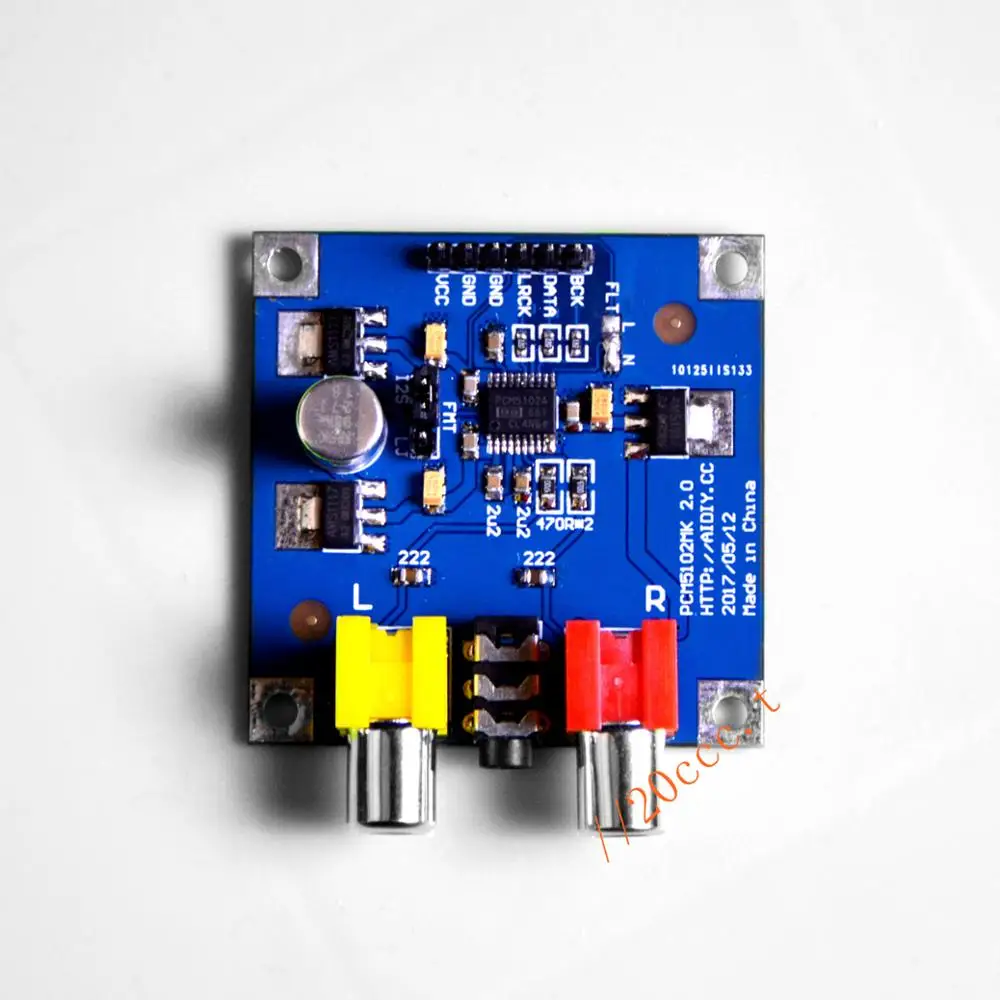 PCM5102/PCM5102A DAC декодер I2S вход 32 бит 384K с выходом для наушников 3 5|Комплекты умного