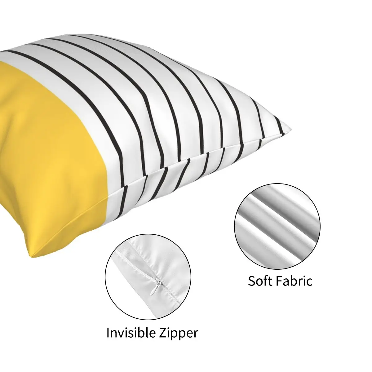 

MARINERAS MUSTARD Square Pillowcase Polyester Printed Zip Decorative Car Cushion Cover Wholesale 45*45cm