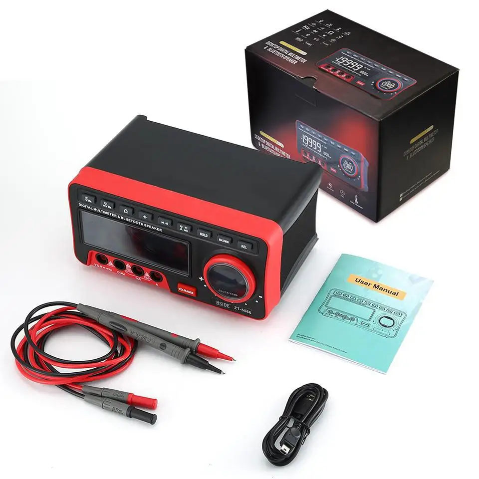 Мини настольный мультиметр BSIDE ZT 5566 двойной Экран EBTN 19999 Дисплей + Беспроводной