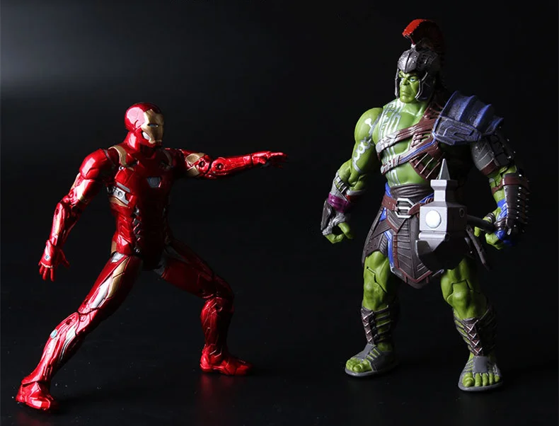 [Забавные] 20 см коллекция воин зеленый гигант фигурку войны молотки битва топоры