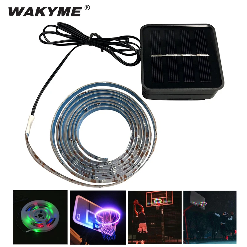 1 5 M разноцветный светодиодный лента корзины обруч солнечный светильник полосы 7