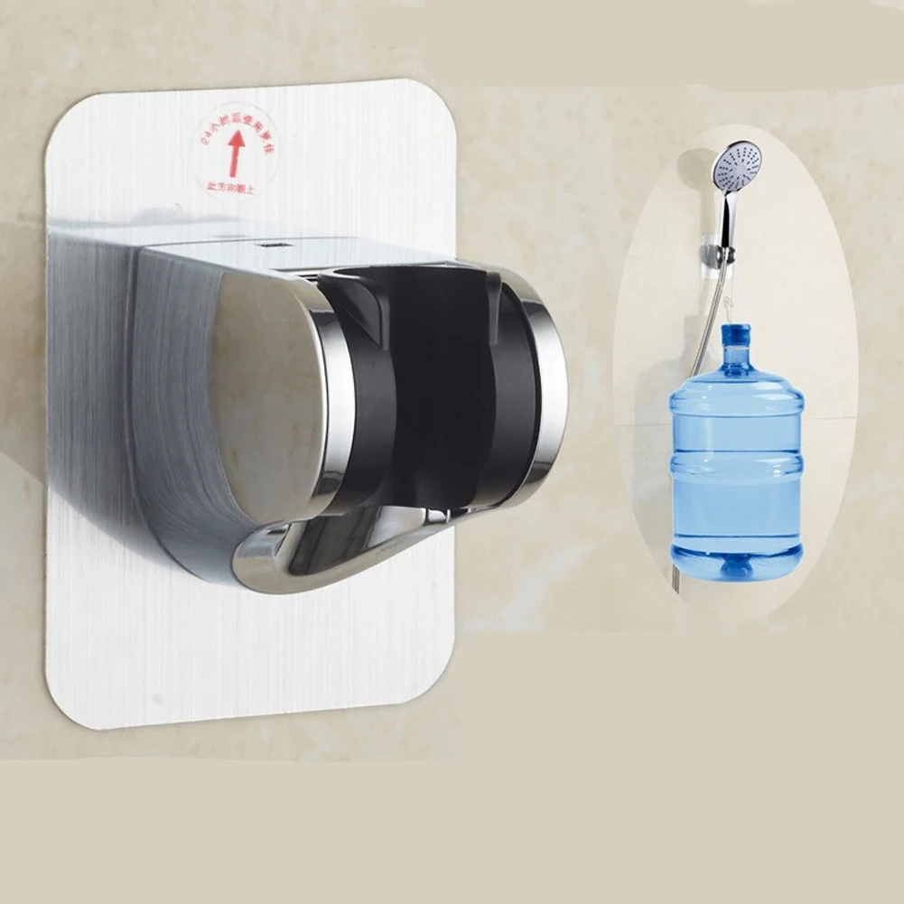 

Adjustable Shower Suction Up Wall Mount Self-adhesive Showerhead Holder Handheld Drill-free Bracket Height
