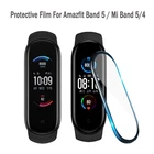 2 шт. Защитная пленка для Amazfit Band 5 mi band 5 браслет mi band 4 mi band5 mi band5 стекло (не закаленное стекло)