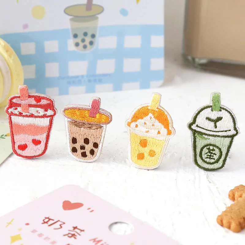 1 шт. декоративная вышитая аппликация для чая с молоком|Заплатки| |