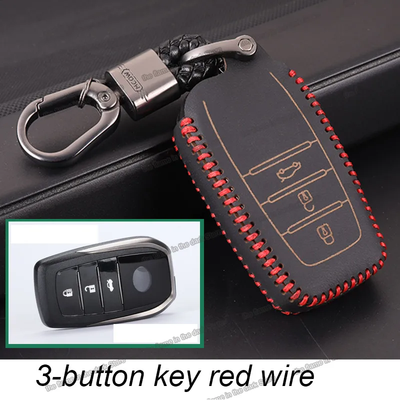 Lsrtw2017 реальные Хомут кожаный чехол для автомобильных ключей сумка toyota highlander 2013 2014