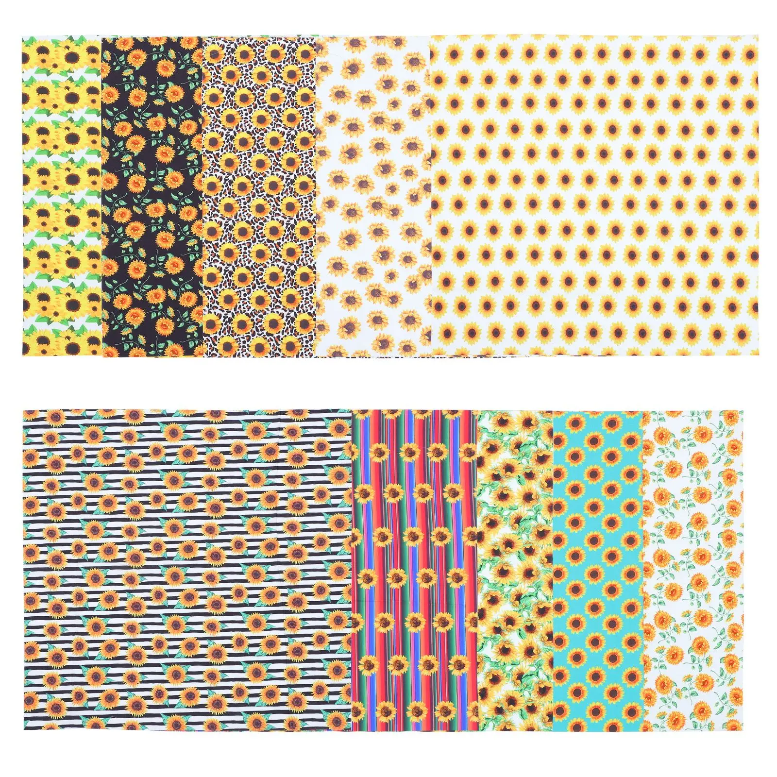 

10Pcs Fabric 48x48cm DIY Durable Quilting Fabric Bundle Craft Accessories Cotton Fabric Sheets