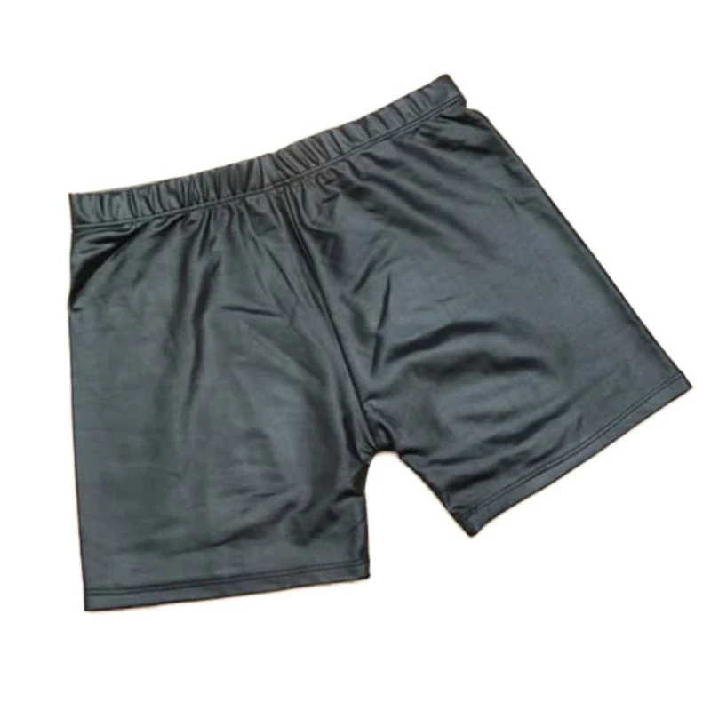 Хит 2019 женские модные шорты из искусственной кожи с высокой талией повседневные