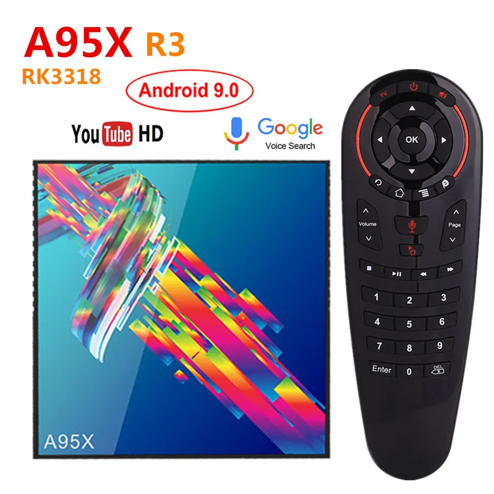 A95X R3 Smart tv Box Android 9 0 4 ГБ 32 64 Гб 2 4G/5G Wifi Bluetooth 4K Google плеер PK H96 MAX RK3318 | Электроника
