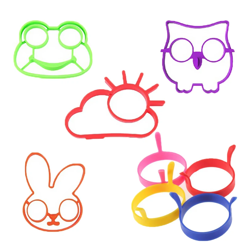 Сделай сам омлетная форма силиконовый смайлик кролик Сова кот лягушка