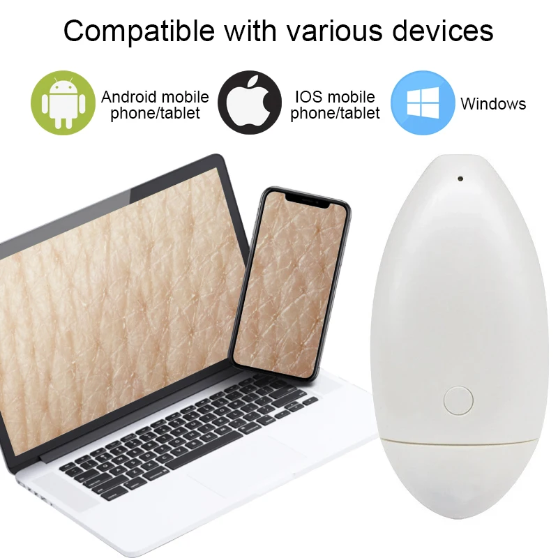 Беспроводной Цифровой Микроскоп 3MP с Wi Fi умный детектор волос и кожи головы