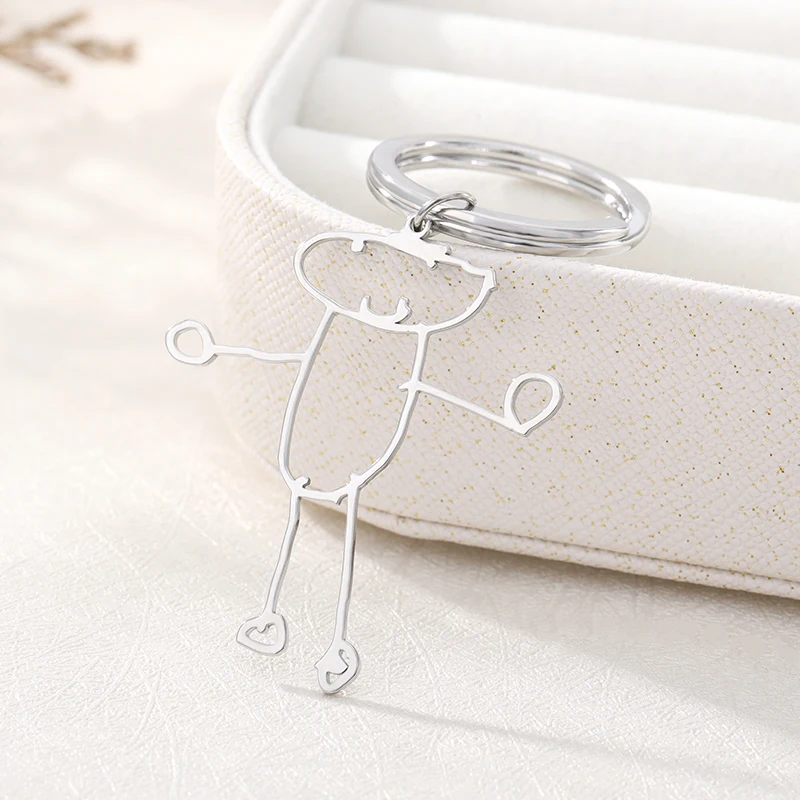 Заказной детский брелок для рисования художественный дизайн