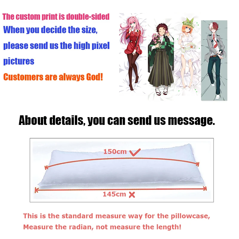

DARLING in the FRANXX Zero Two Dakimakura Pillowcase Japanese 3D Cartoon Female Otaku Hugging Body Pillow Cover Cosplay Anime