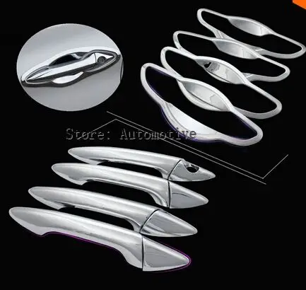 

For Hyundai Elantra 2012 2013 2014 New Chrome Car Door Handle Cover + Cup Bowl Trim