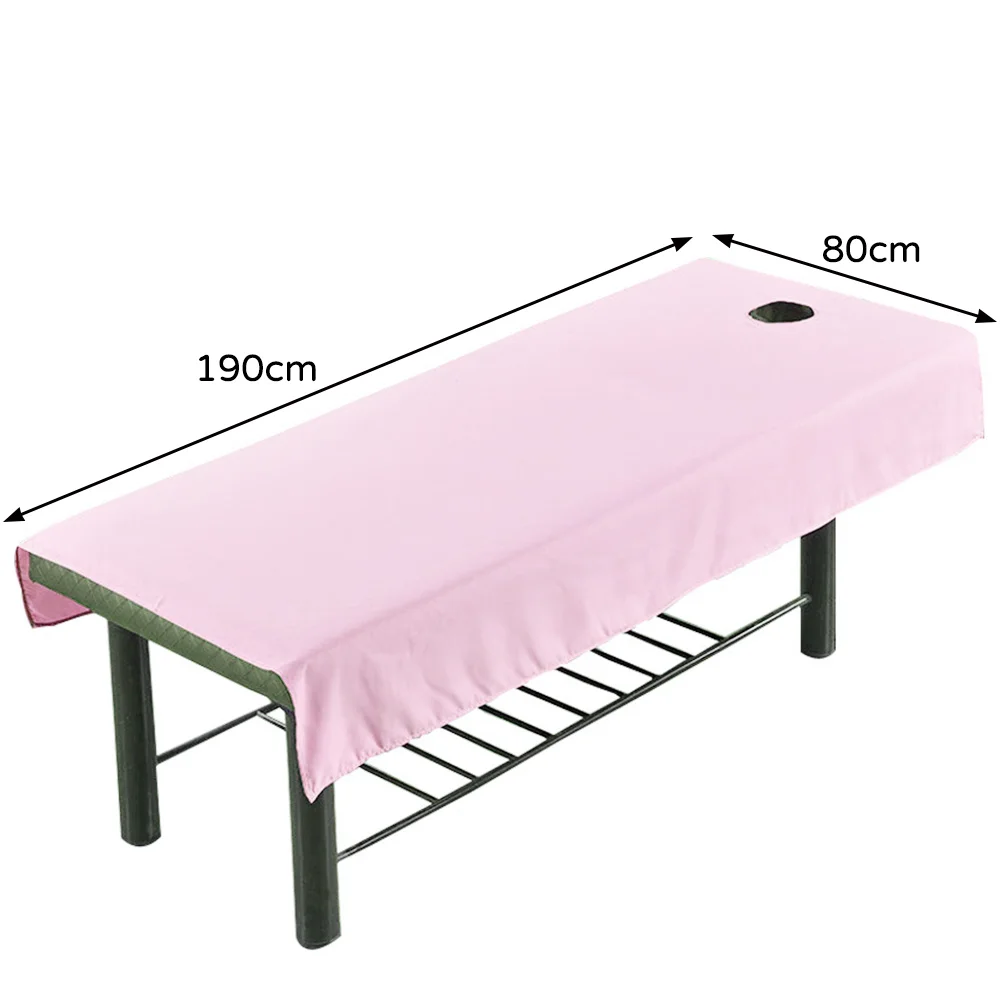 

1PC Fabric Beautiful Soft Comfortable Salon Hotel SPA Massage Couch Cover with Face Hole Exquisite Workmanship