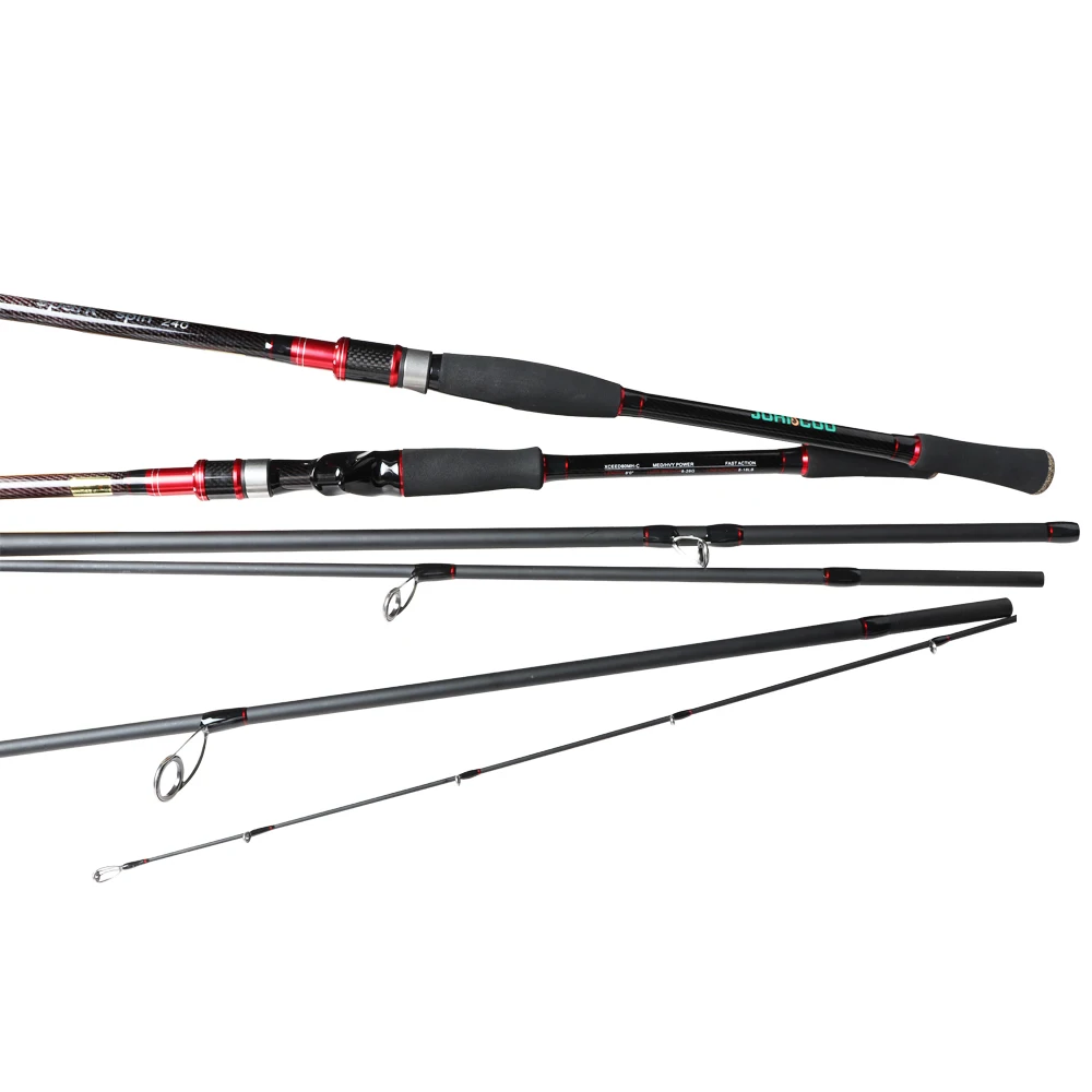 Рыболовная удочка из углеродного волокна кастинговое удилище 4 секции 10-25 г 2 1 м