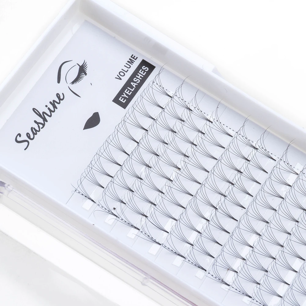 

Seashine Lashes Extension 3D/4D/5D/6D Volume Lash Short Stem Pre Made Fans Silk Soft False mink individual Eyelash Extension