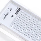 Накладные ресницы Seashine 3D4D5D6D, объемные ресницы, короткий стержень, готовые веера, шелковые Мягкие Накладные норковые Индивидуальные ресницы для наращивания