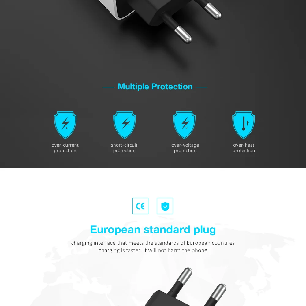18 Вт USB зарядное устройство EU QC3.0 быстрое настенное зарядное устройство Быстрая зарядка 3,0 портативное зарядное устройство для мобильного телефона samsung s10 Xiaomi iPhone x xr Hua