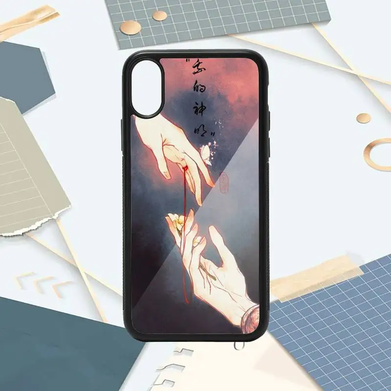 

Tian Guan Ci Fu anime manga high quality Phone Case shell PC for iPhone 11 12 pro XS MAX 8 7 6 6S Plus X 5S SE 2020 XR