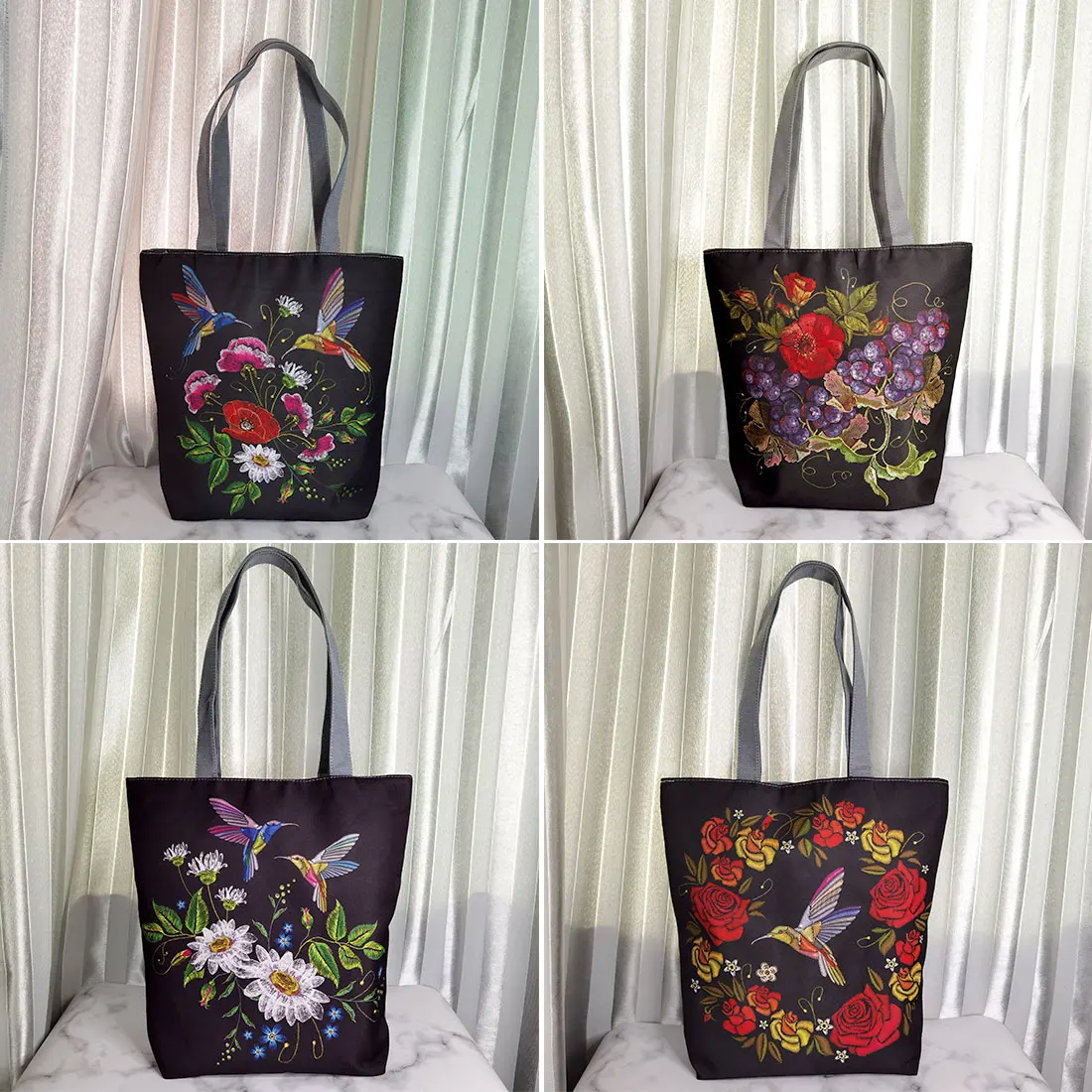 Холщовая Сумка тоут Miyahouse для женщин летняя пляжная сумочка повседневный с