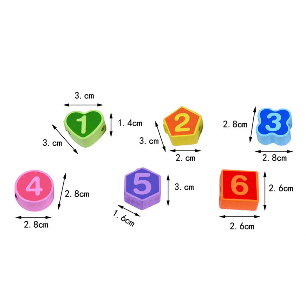 Пазлы деревянные цифровые геометрические часы Детские обучающие игрушки