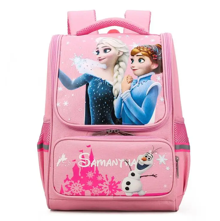 Дисней Холодное сердце Эльза Анна Рюкзак для девочек мультфильм Shcool Сумка Дети