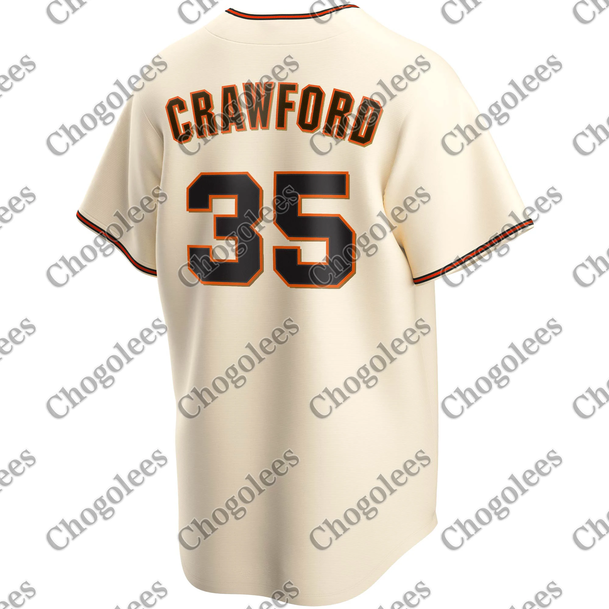 

Baseball Jersey Brandon Crawford San Francisco Home 2020 Player Jersey - Cream