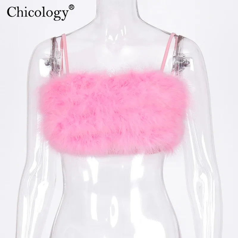 Женский бархатный укороченный топ Chicology неоновый Тонкий Топ без рукавов на