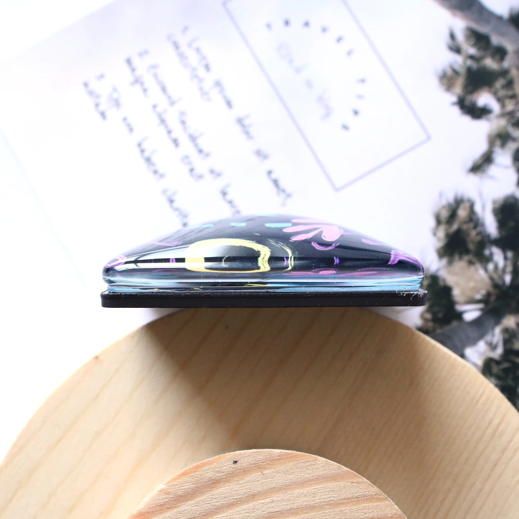 QiYue 13 моделей простых рисунков магнитные Кристальные квадратные стеклянные