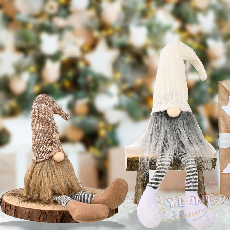 

Ylant Рождественская безликая гном Санта Рождественская елка подвесное украшение кукла украшение для дома с новым годом 2021 рождественские ук...