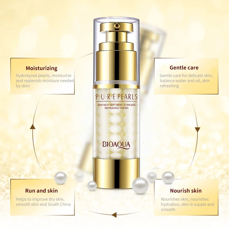 BIOAQUA питательные увлажняющие чистый жемчуг с коллагеном гиалуроновой кислотой