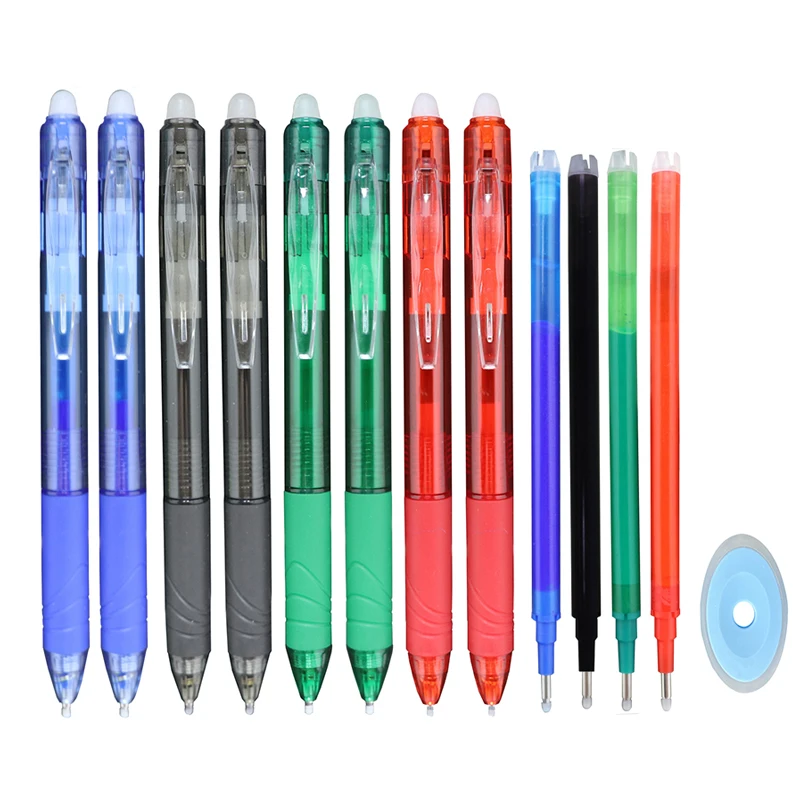 0 5 мм Волшебная стираемая ручка кнопка слайд пресс стираемый стержень сменный