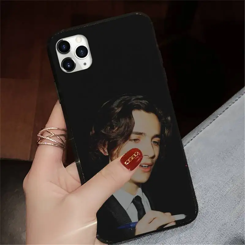 

Timothee Chalamet Aesthetic Phone Case for iPhone 11 12 pro XS MAX 8 7 6 6S Plus X 5S SE 2020 XR