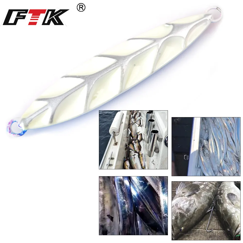 FTK приманка для рыбной ловли блесна в виде ложки 80-200 г заброса крючкового