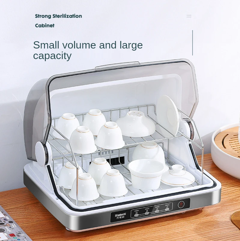 

household small mini disinfection cupboard kitchen tableware disinfection machine teacup tea set drying and draining