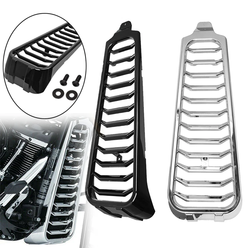 

Black\Chrome Motorcycle Precision Chin Spoiler Frame Cover For Harley Softail Fat Bob 2018-2021