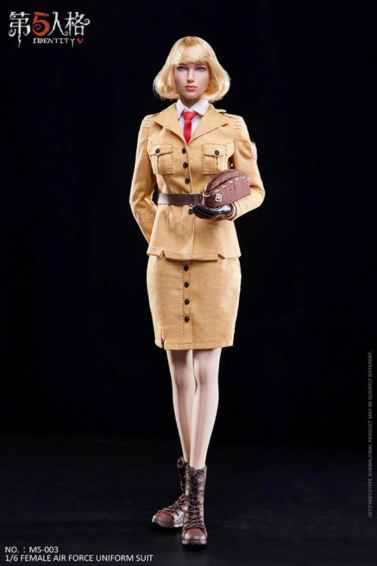 Женский аксессуар для фигуры в наличии 1/6 женская модель головной униформы стиле