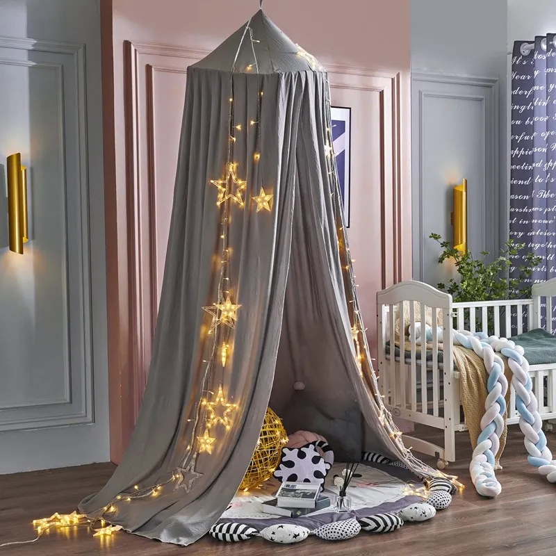 

Baby Mosquito Net for Crib Girls Princess Mosquito Net Hung Dome Bedding Baby Bed Canopy Tent Curtain Room Decor